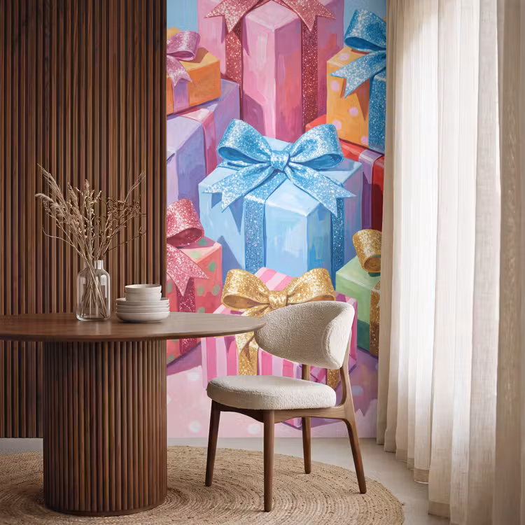 Behang - Geschenken - Feest - Kleurrijk β 4
