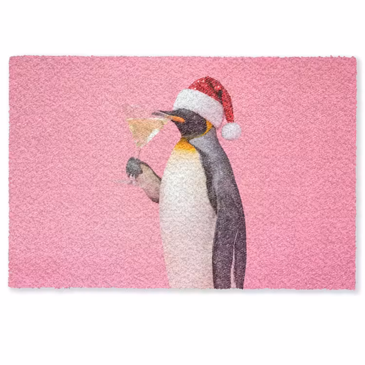 Deurmat - Pinguïn - Kerst - Feest — 1