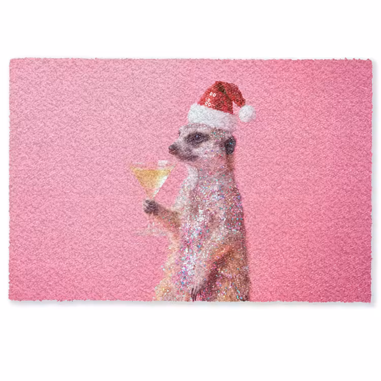 Deurmat - Dieren - Glitter - Feest — 1