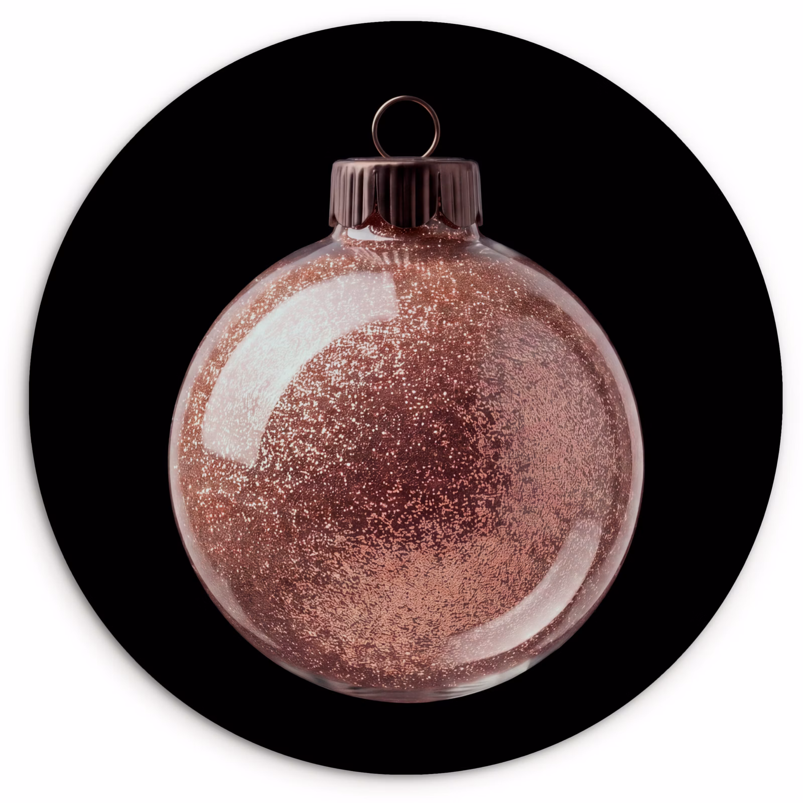 Muurcirkel - Kerstbal - Roségoud - Kerst — 1