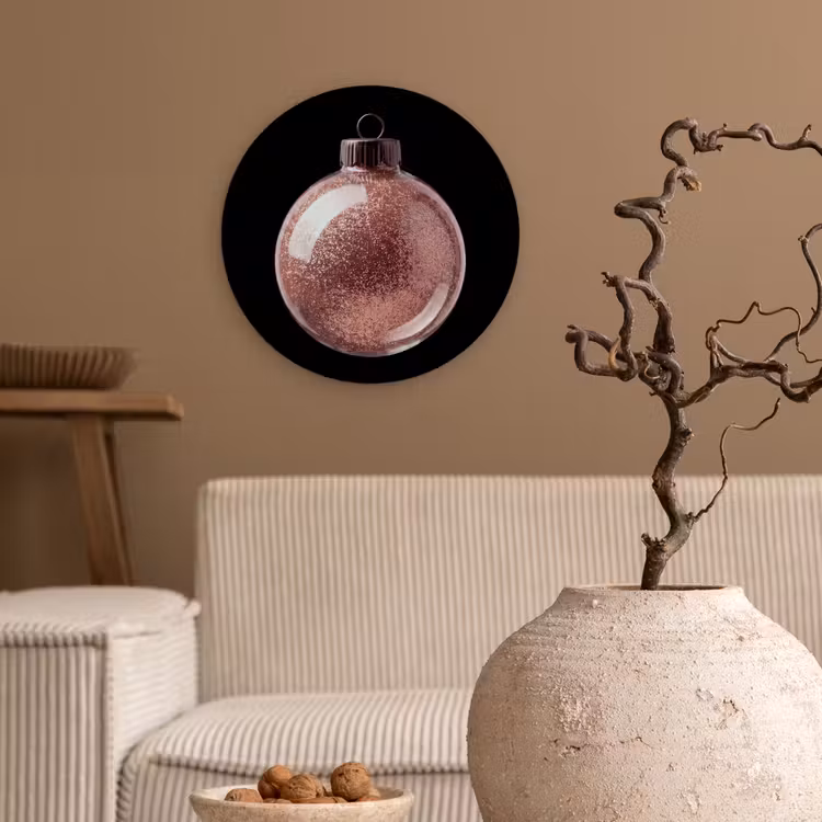Muurcirkel - Kerstbal - Roségoud - Kerst — 2