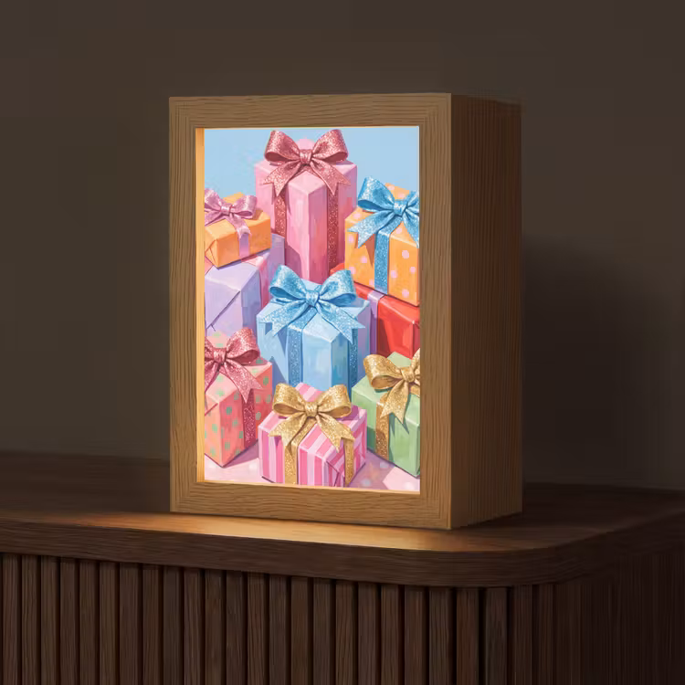 Gepersonaliseerde Lightbox - Geschenken - Feest - Kleurrijk — 1