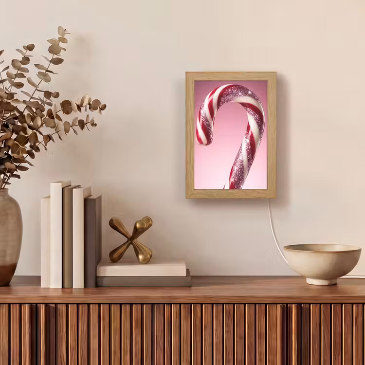 Gepersonaliseerde Lightbox - Zuurstok - Glinsterend - Roze — 4