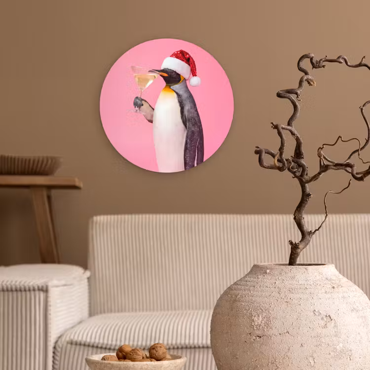 Muurcirkel - Pinguïn - Kerst - Feest — 2