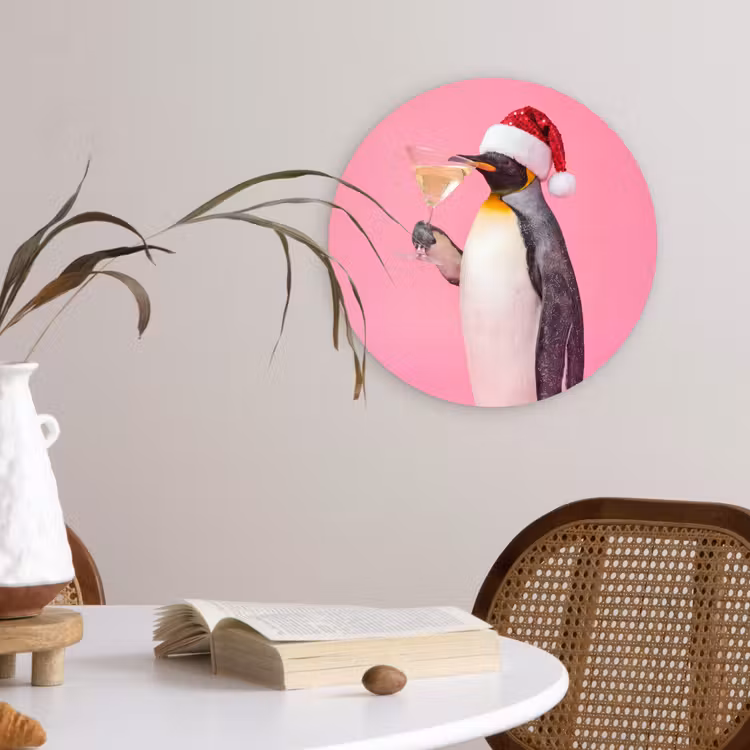Muurcirkel - Pinguïn - Kerst - Feest — 4