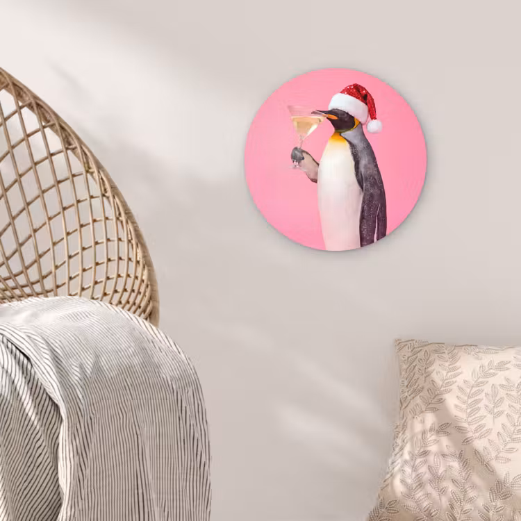 Muurcirkel - Pinguïn - Kerst - Feest — 5