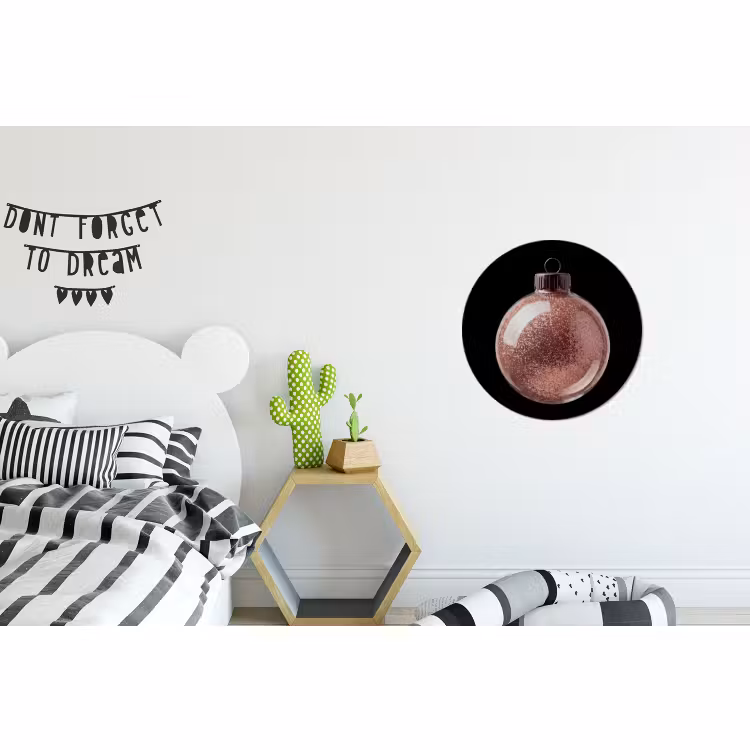 Wandcirkel - Aluminium - Kerstbal - Roségoud - Kerst — 5