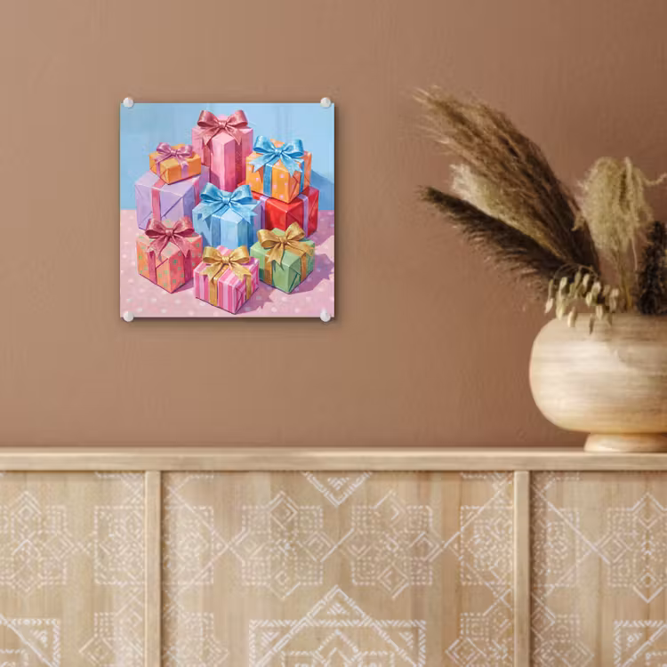 Glas schilderij - Geschenken - Feest - Kleurrijk — 6
