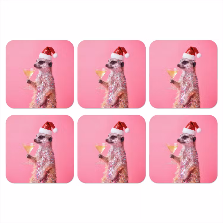 Onderzetter - Dieren - Glitter - Feest — 1