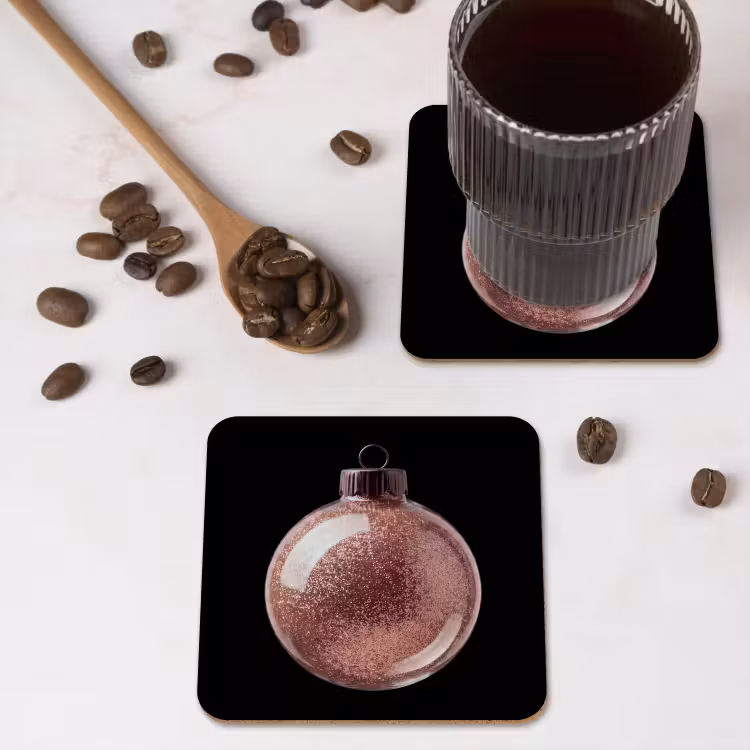 Onderzetter - Kerstbal - Roségoud - Kerst — 4