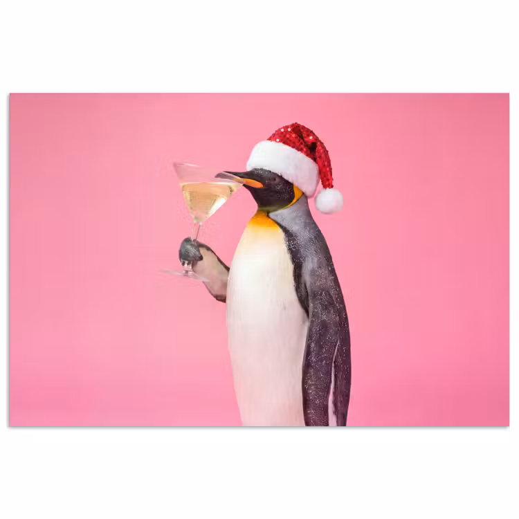 Poster - Pinguïn - Kerst - Feest — 1