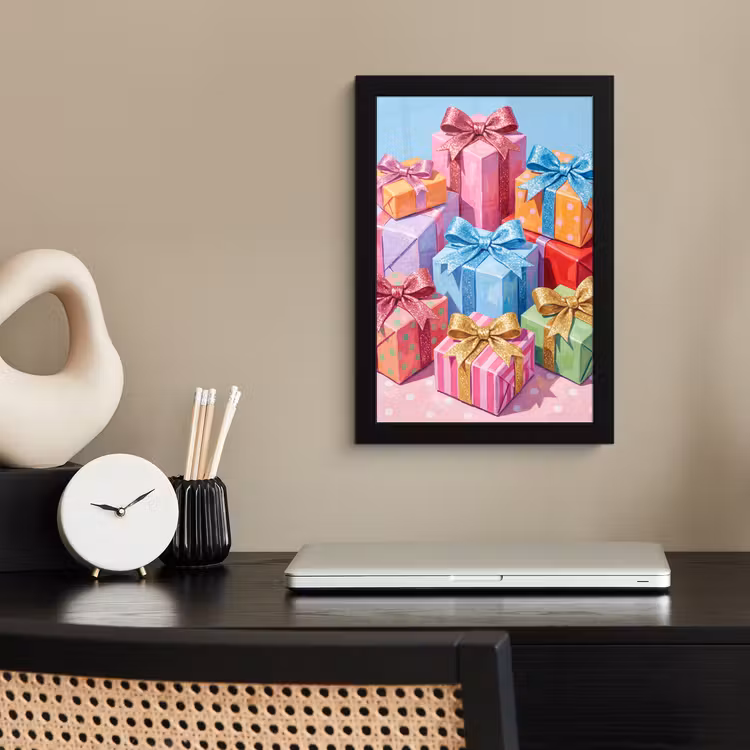 Poster met lijst - Geschenken - Feest - Kleurrijk — 2