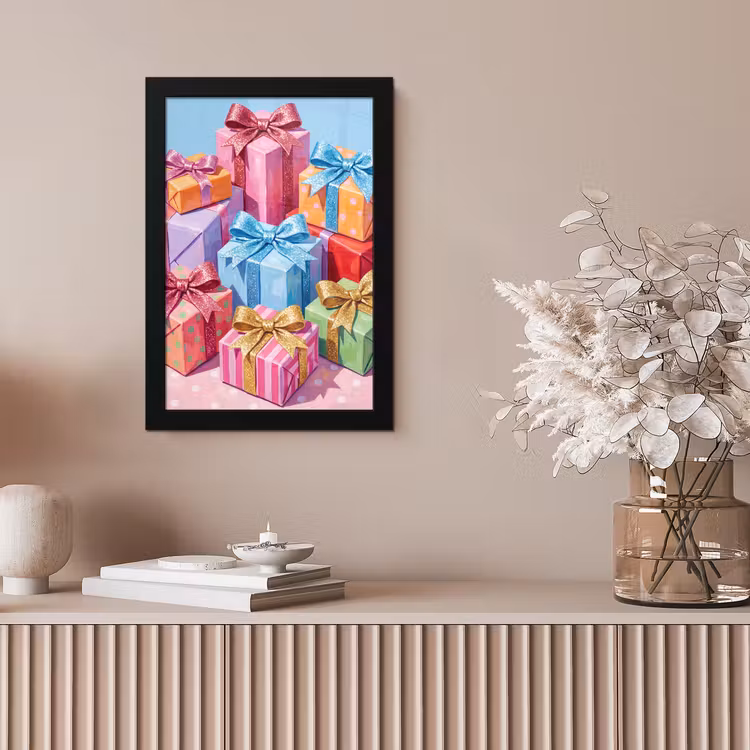Poster met lijst - Geschenken - Feest - Kleurrijk — 5