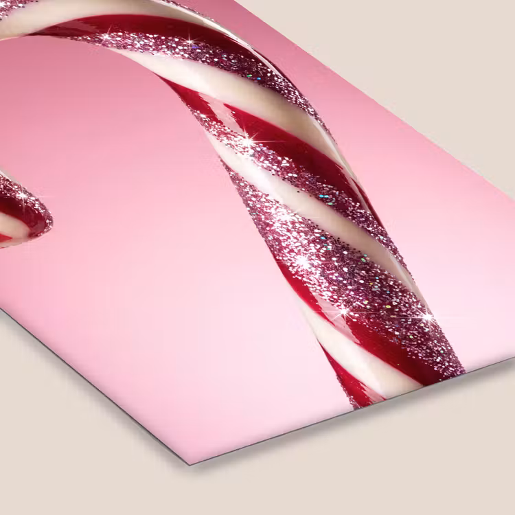 Poster met lijst - Zuurstok - Glinsterend - Roze — 7