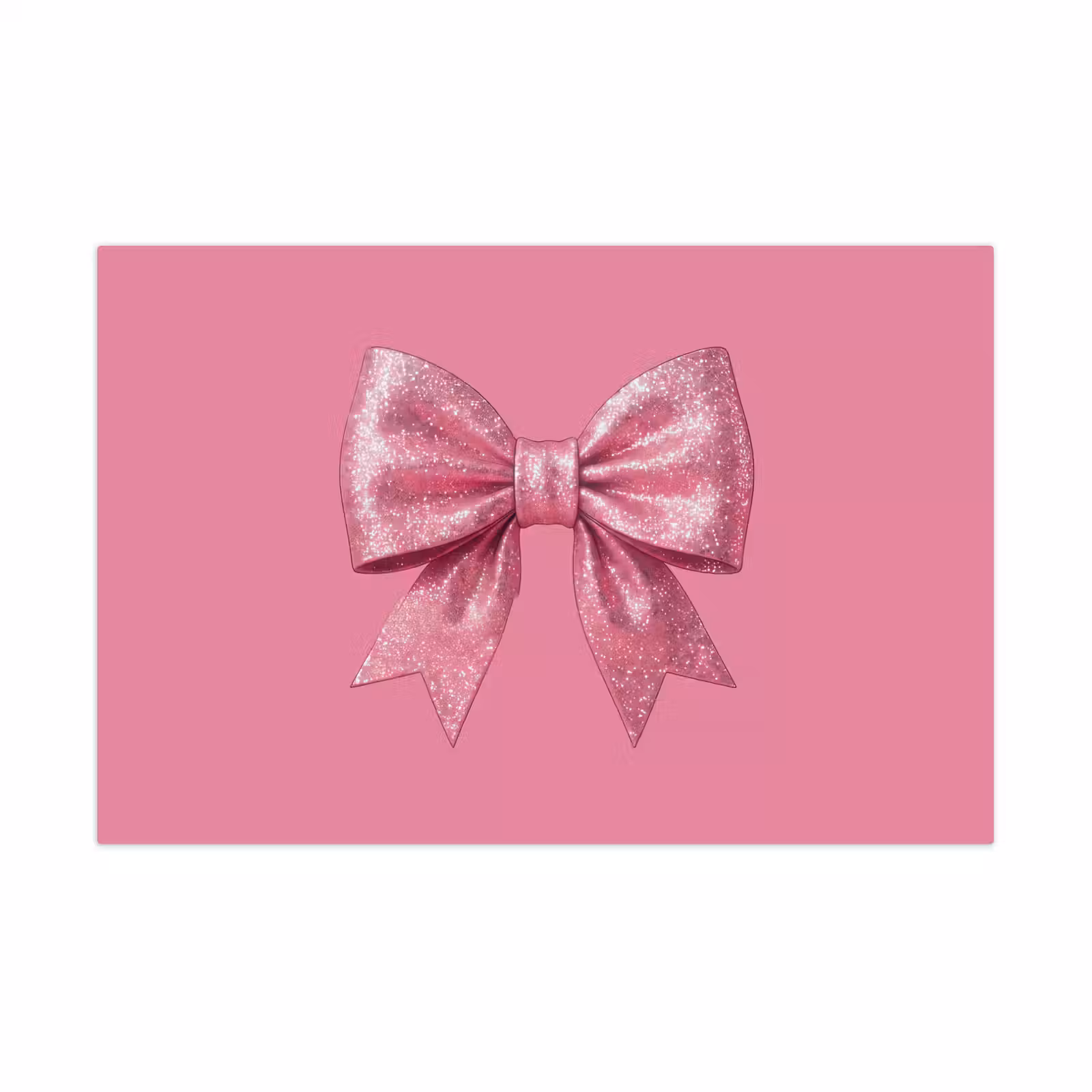 Speelkleed - Roze strik - Glitter — 1