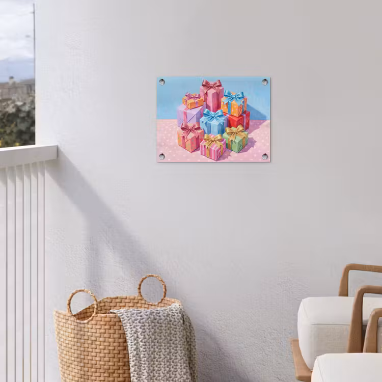 Tuinposter - Geschenken - Feest - Kleurrijk — 3