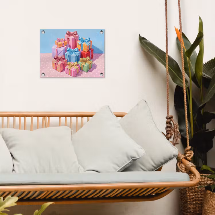 Tuinposter - Geschenken - Feest - Kleurrijk — 5