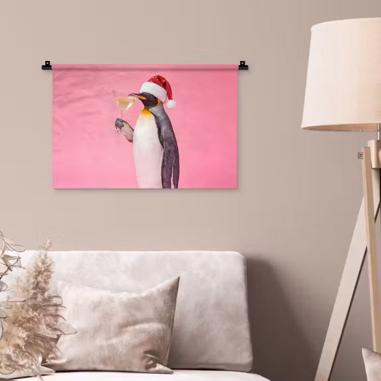 Wandkleed - Pinguïn - Kerst - Feest — 2