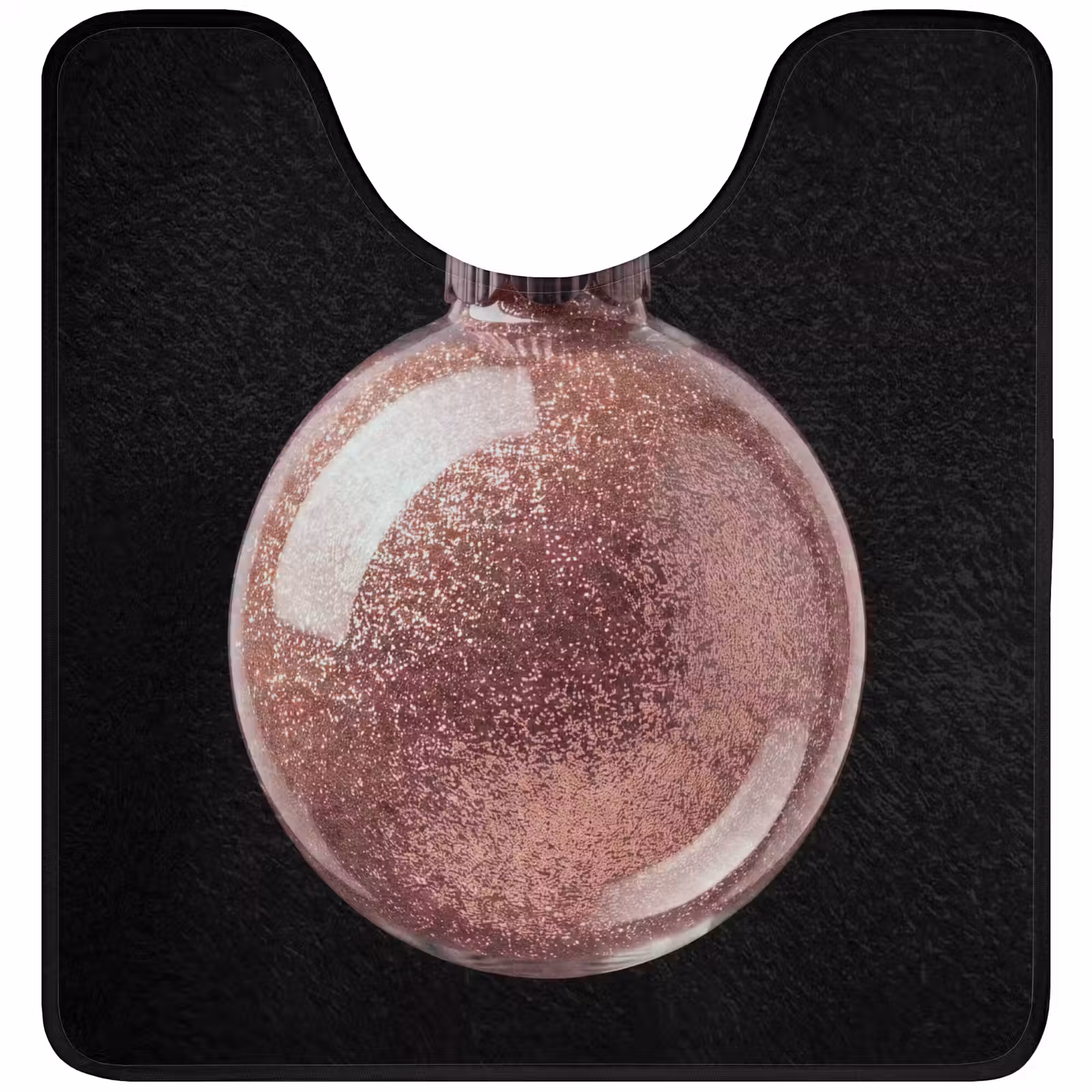Wc Mat - Kerstbal - Roségoud - Kerst — 1