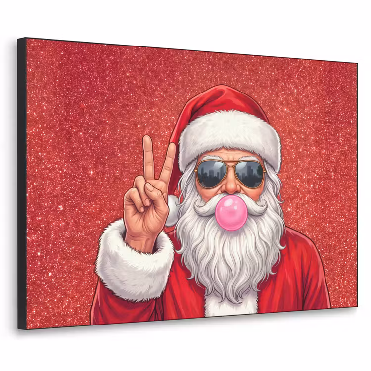 Art Frame - Kerstman - Zonnebril - Kerst — 1