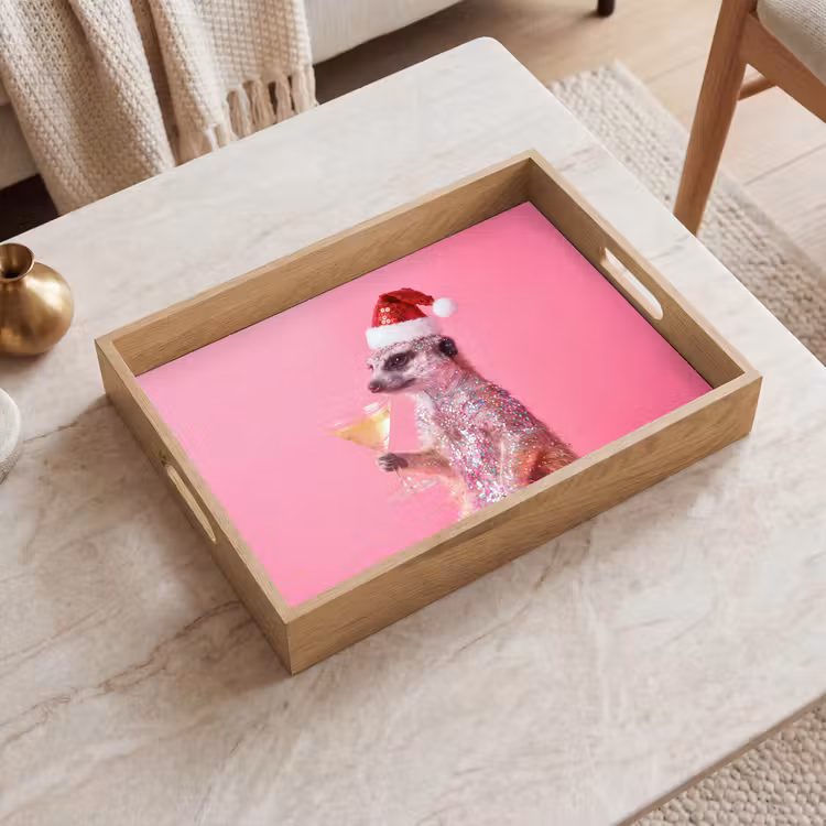 Dienblad - Dieren - Glitter - Feest — 2