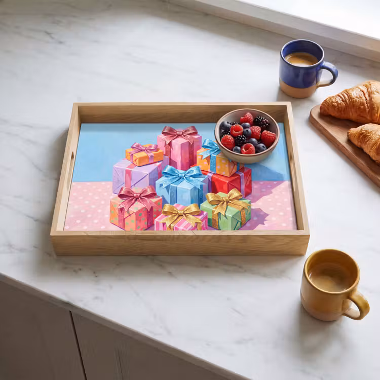 Dienblad - Geschenken - Feest - Kleurrijk — 4