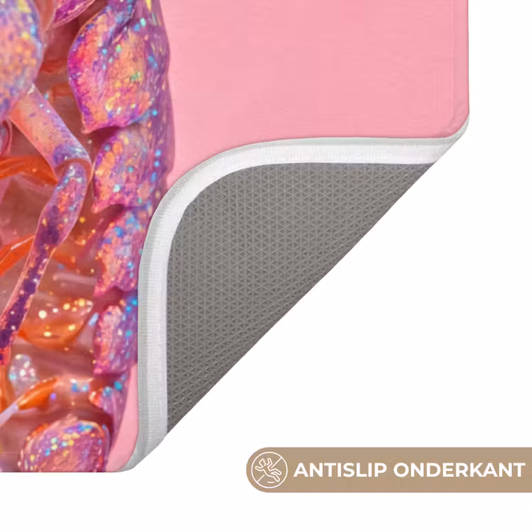 Wc Mat - Kreeft - Kerst - Roze — 4