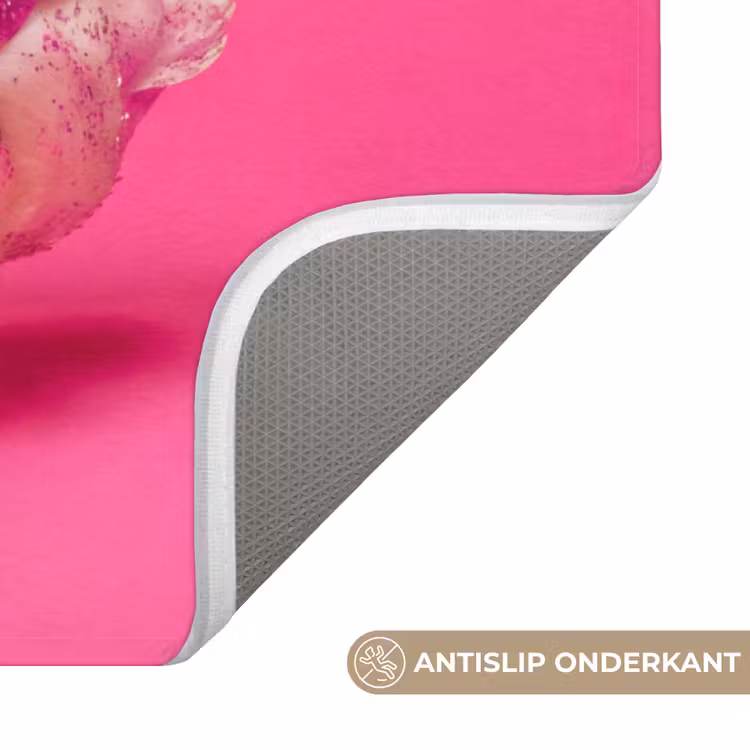 Wc Mat - Vogel - Kerst - Roze — 4