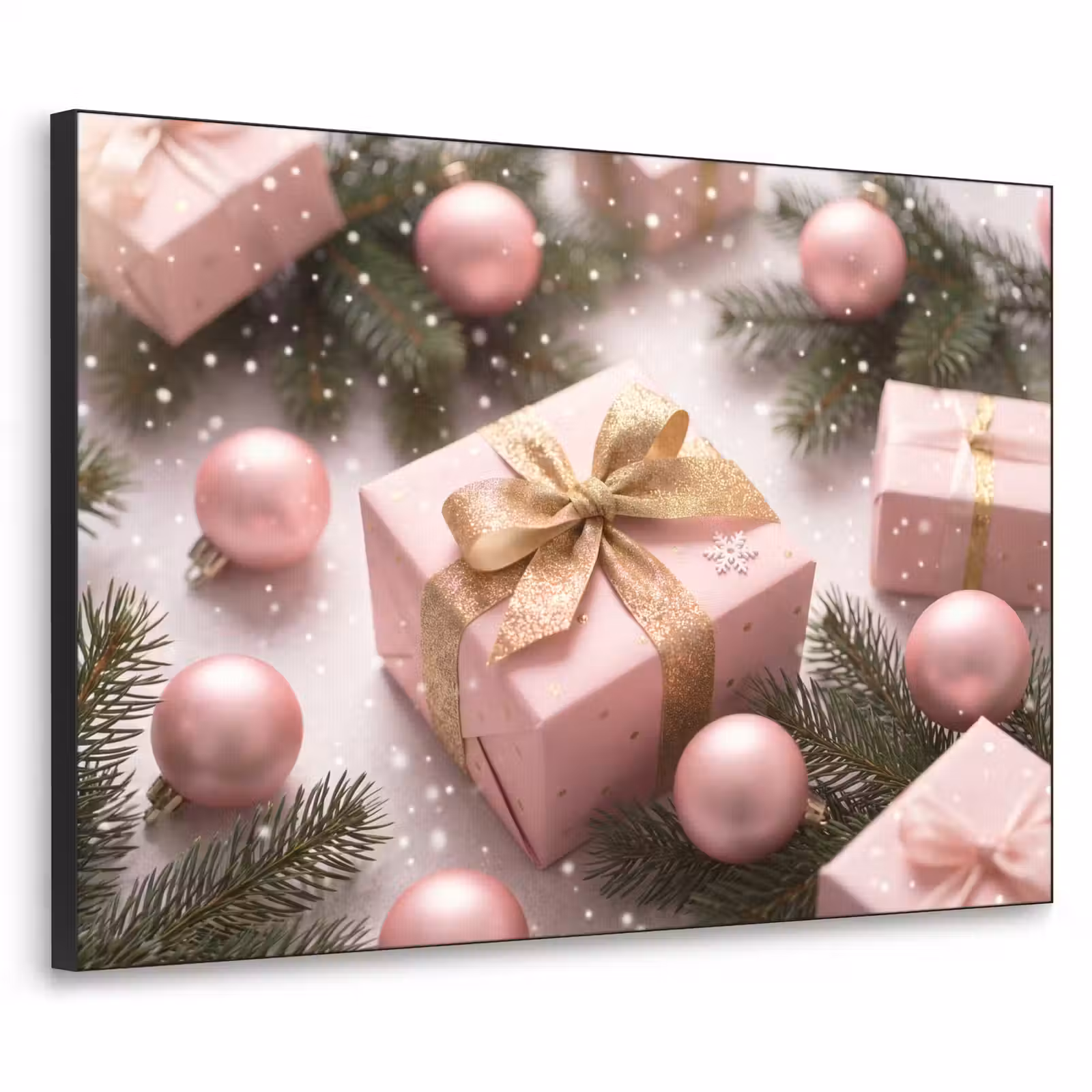 Art Frame - Cadeau - Kerst - Roze — 1