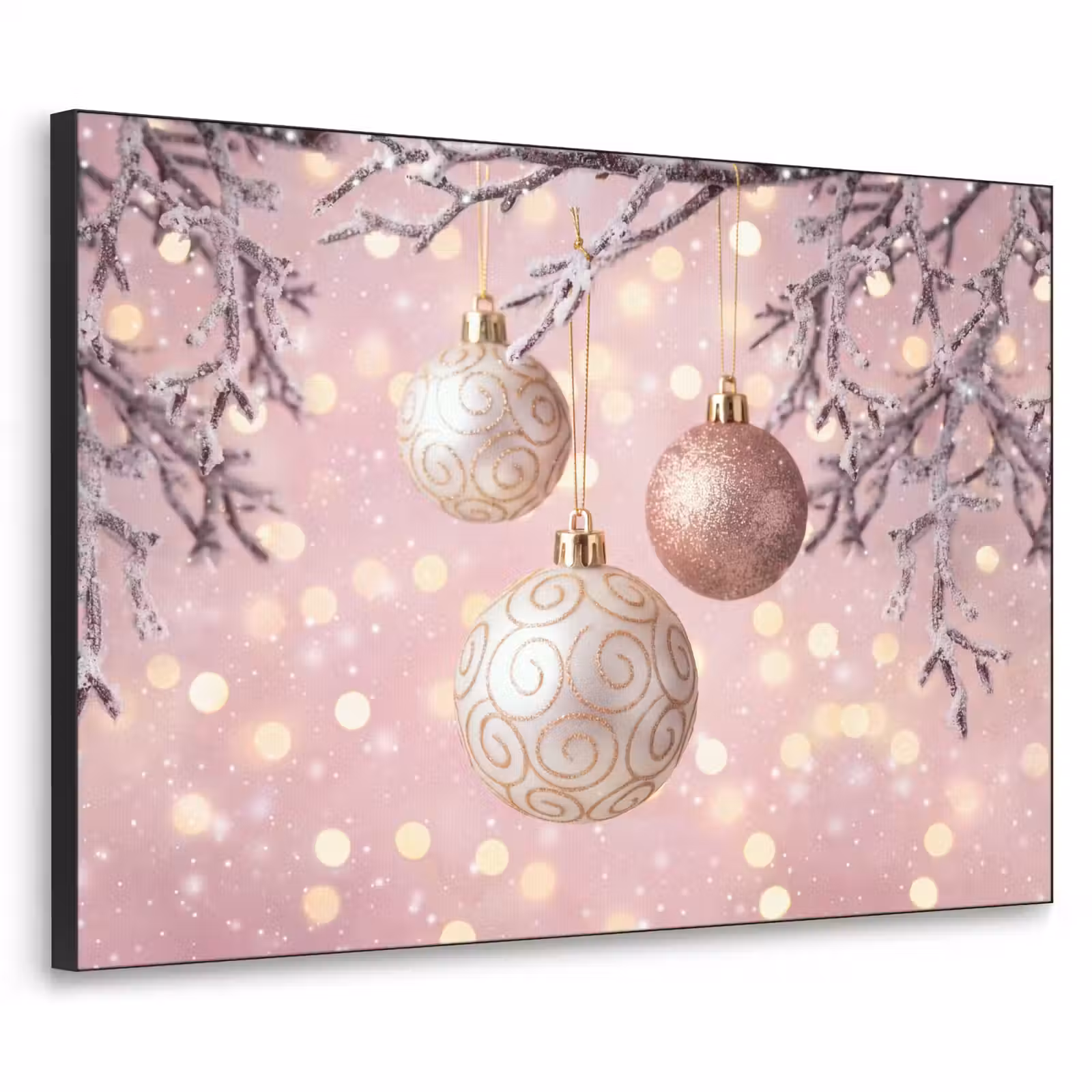 Art Frame - Kerstbal - Roze - Winter — 1