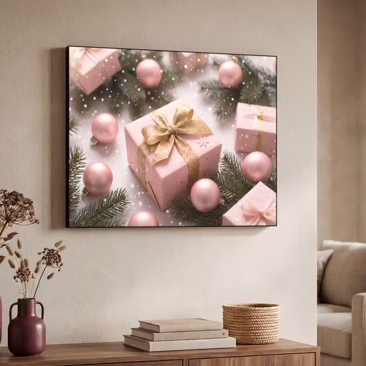 Art Frame - Cadeau - Kerst - Roze — 7