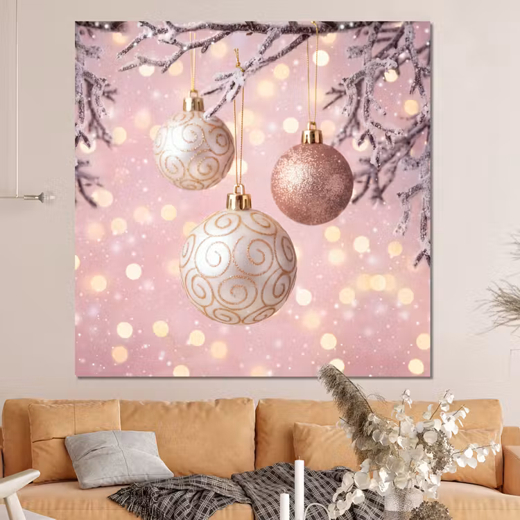 Forex - Kerstbal - Roze - Winter — 4