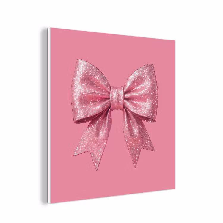 Forex - Roze strik - Glitter — 1