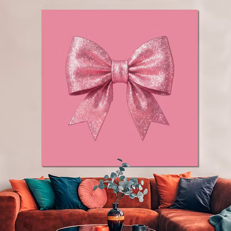 Forex - Roze strik - Glitter — 3