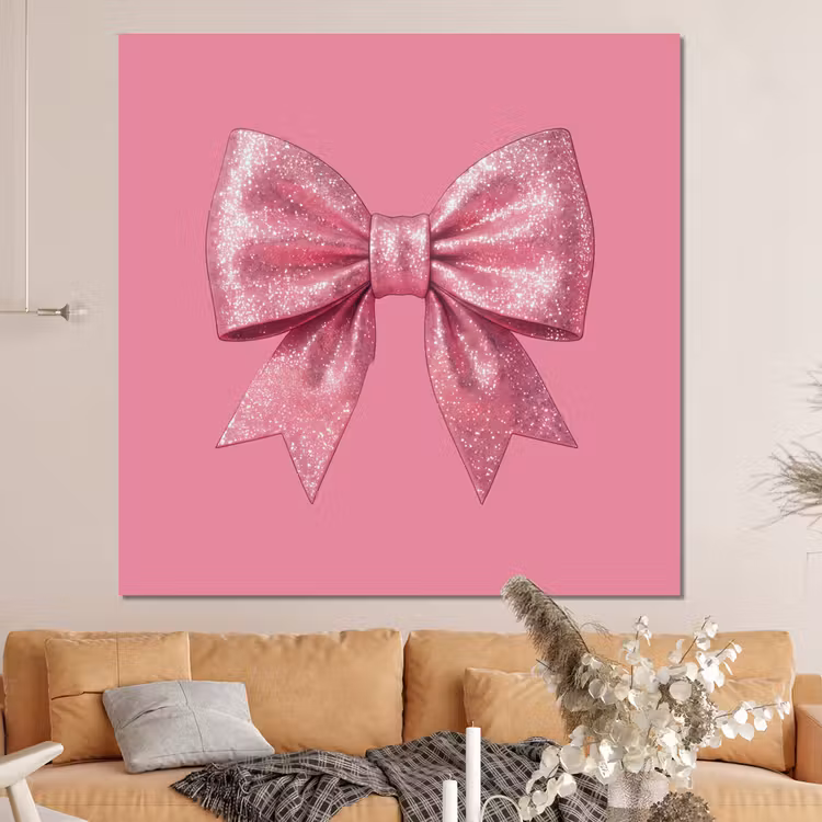 Forex - Roze strik - Glitter — 4