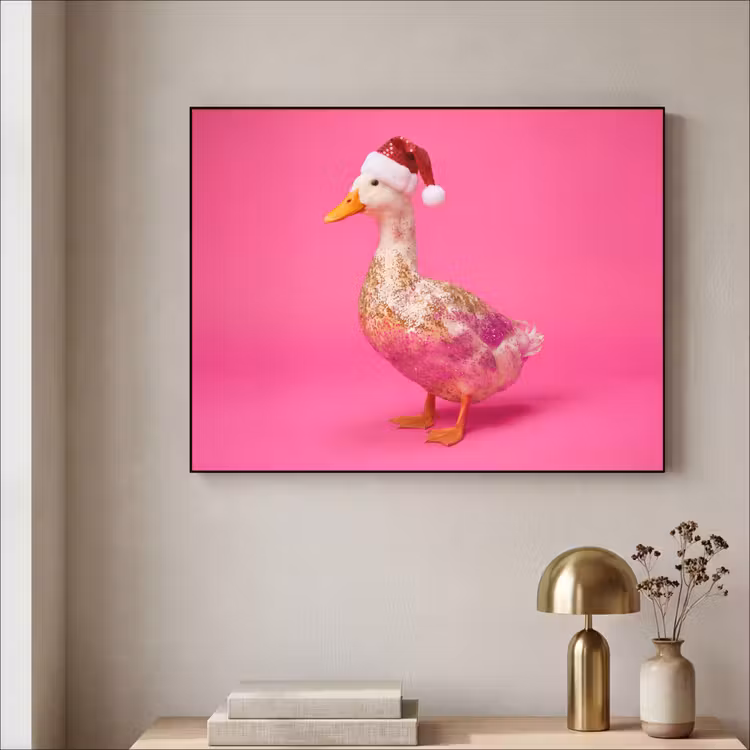 Art Frame - Vogel - Kerst - Roze — 5