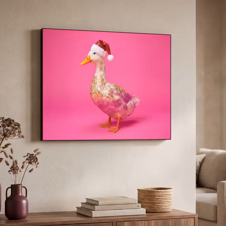Art Frame - Vogel - Kerst - Roze — 7