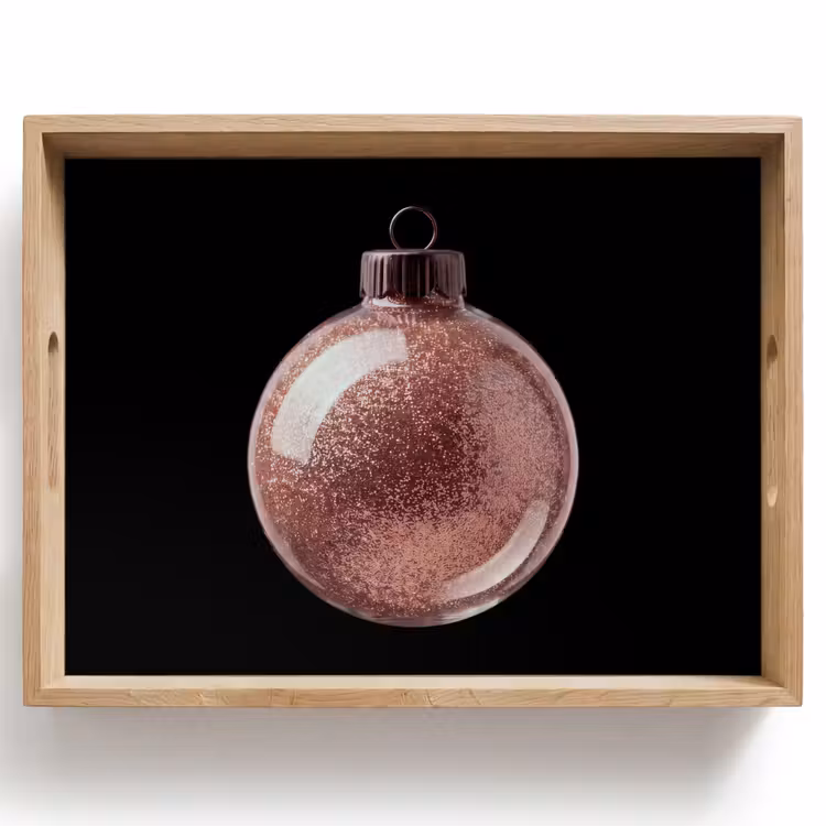 Dienblad - Kerstbal - Roségoud - Kerst — 1