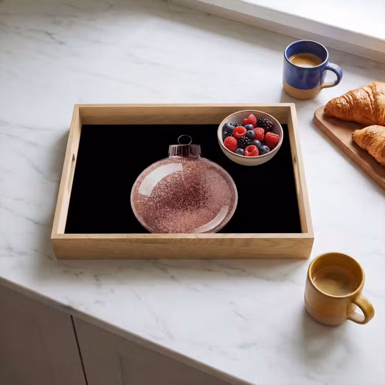 Dienblad - Kerstbal - Roségoud - Kerst — 4