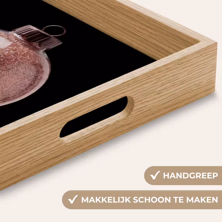 Dienblad - Kerstbal - Roségoud - Kerst — 5