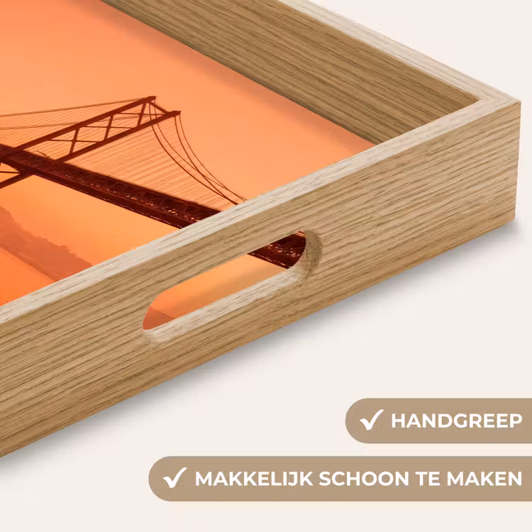 Dienblad - Brug - Water - Oranje — 5