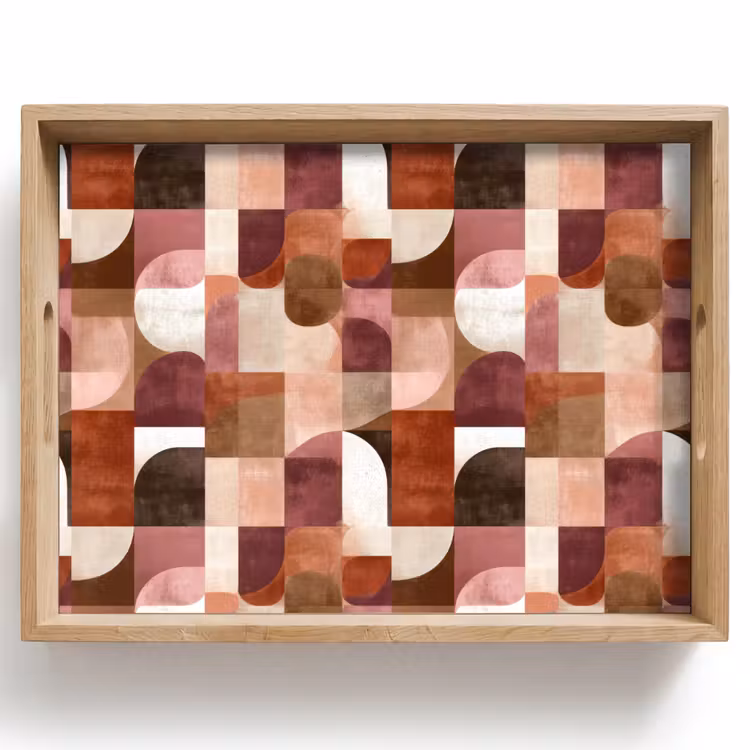 Dienblad - Geometrie - Modern - Retro — 1