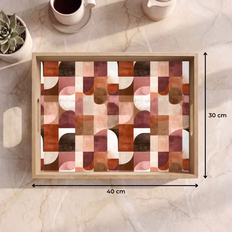 Dienblad - Geometrie - Modern - Retro — 9