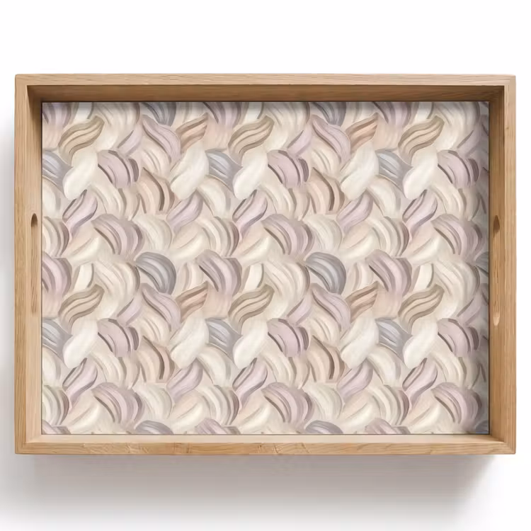 Dienblad - Abstract - Golvend - Pastel — 1