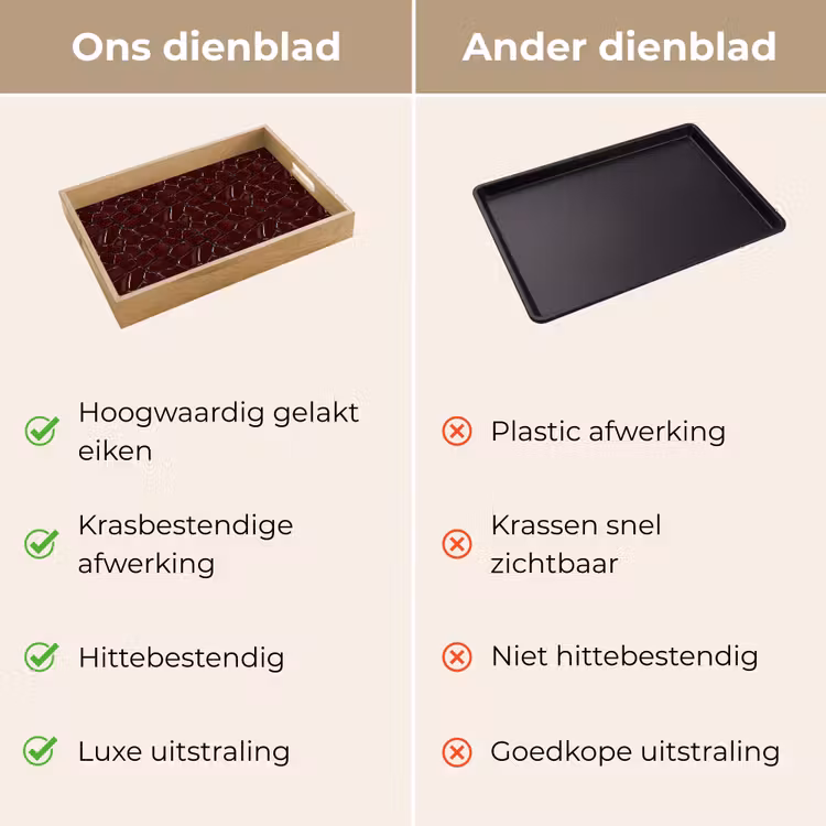 Dienblad - Mozaïek - Tegel - Bordeauxrood — 3