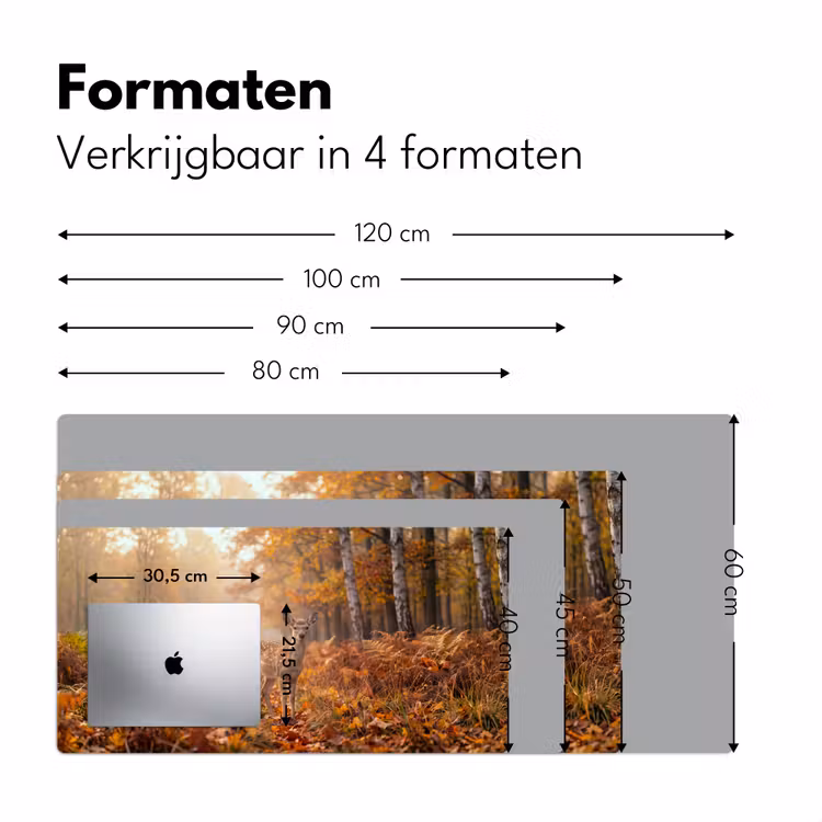 Bureau onderlegger - Hert - Herfst - Dieren — 8