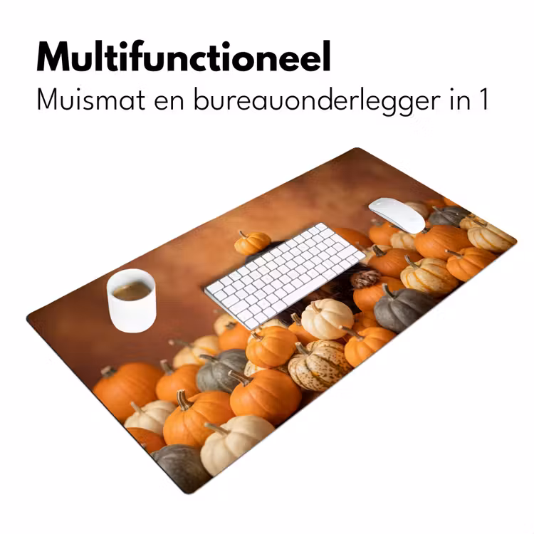 Bureau onderlegger - Hond - Pompoen - Herfst — 7