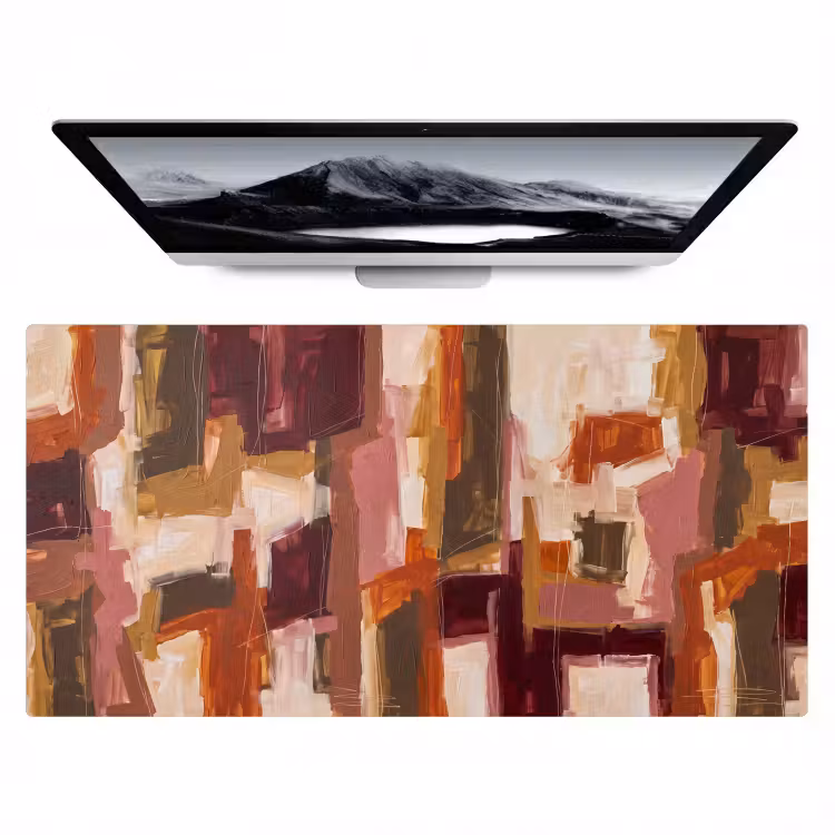 Bureau onderlegger - Abstract - Warme - Kleuren