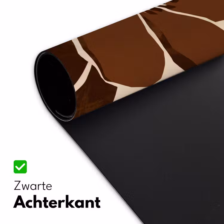 Bureau onderlegger - Bloemen - Abstract - Bruin — 5