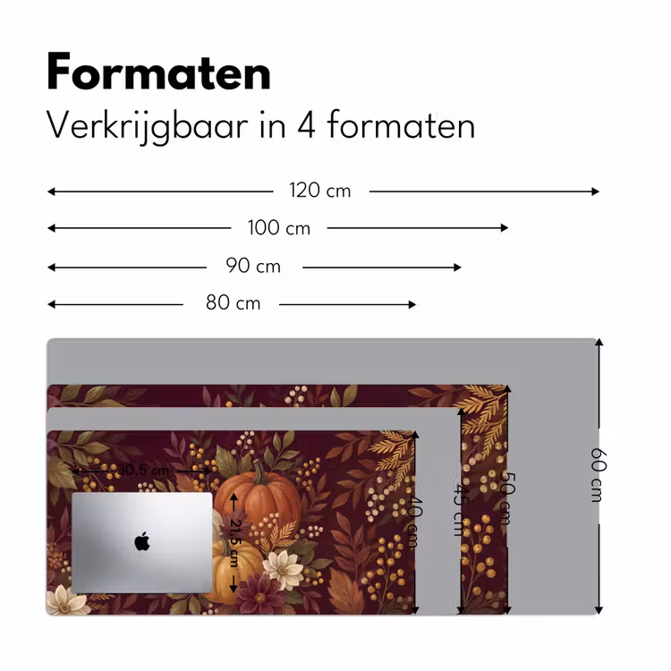 Bureau onderlegger - Pompoen - Herfst - Natuur — 8